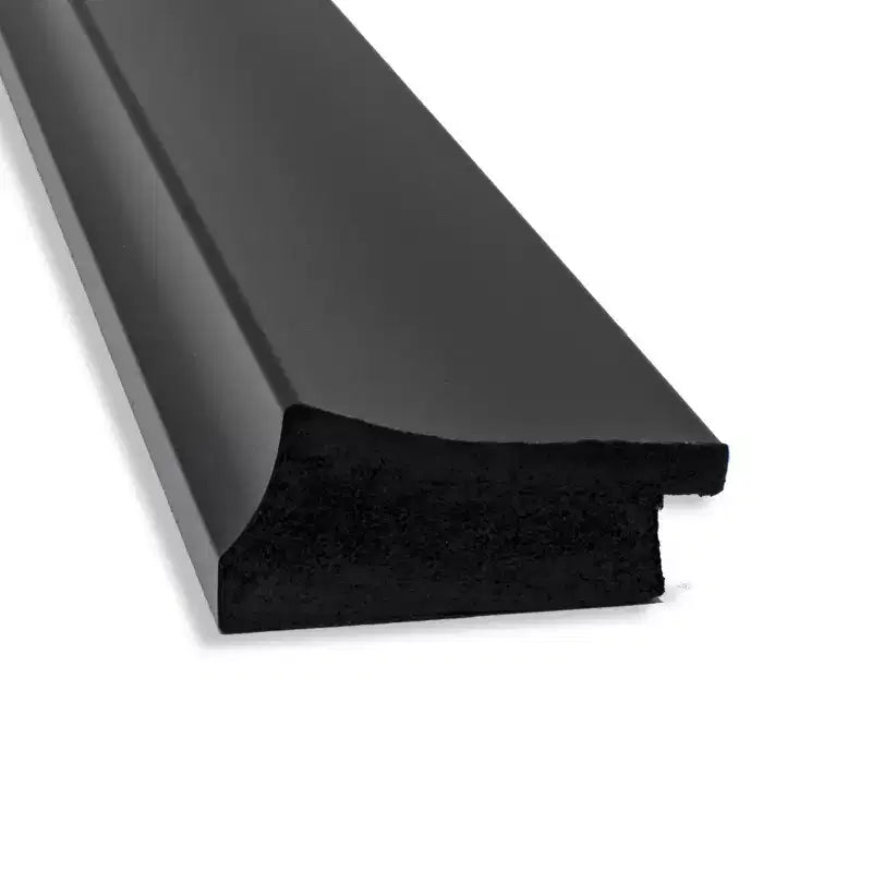 Miroir mural 32" x 26" grand noir étroit sans biseau