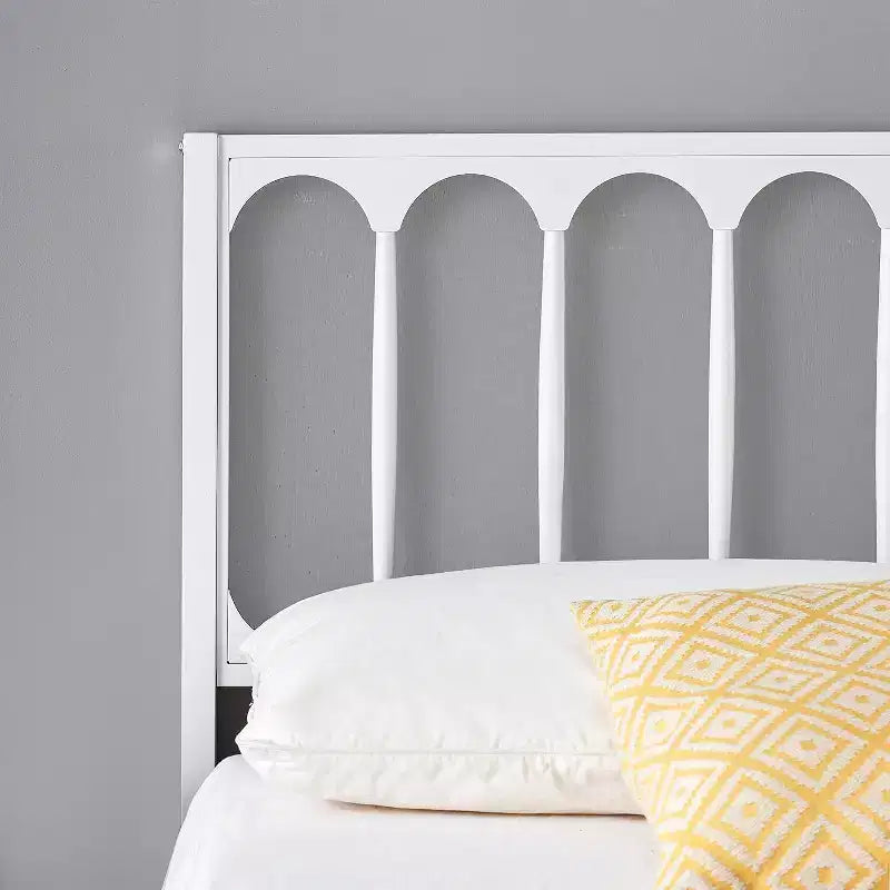 Cadre de lit Queen Size 14 pouces, lit plateforme en métal avec tête de lit, montage en 30 minutes, aucun sommier tapissier requis, design moderne, antidérapant