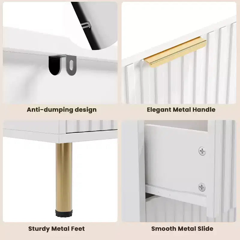 Commode 8 tiroirs pour chambre à coucher, 140 cm de large, en bois moderne, design anti-basculement, organisateur de rangement robuste pour salon, entrée, chambre d'enfant
