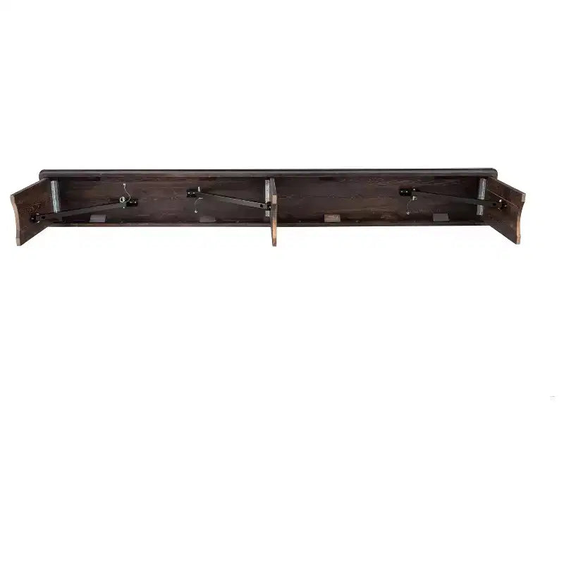Banc pliant de style campagnard en pin massif 96 x 12