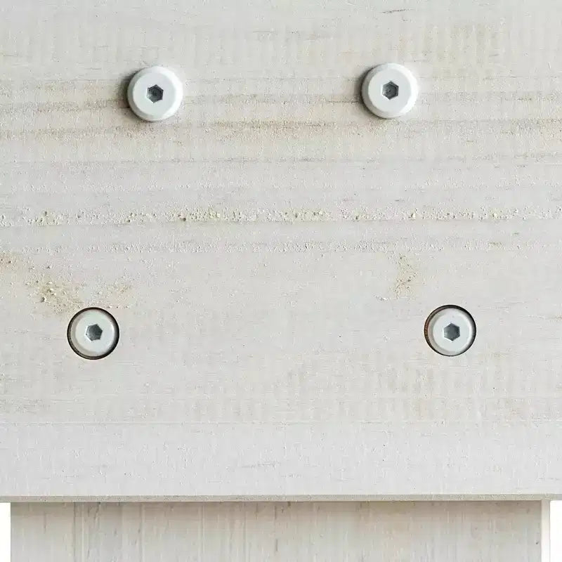 Lit Queen rustique avec tête de lit à planches, lit plateforme en bois massif