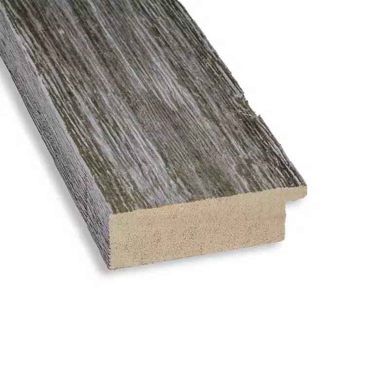 Miroir mural de salle de bain en bois, gris, non biseauté, étroit, 28,5 x 22,5 po